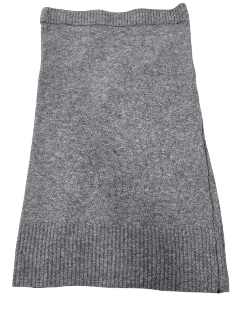 Banana Republic Women's Wool Blend Gray Stretchy Midi Sweater Skirt. Size XL